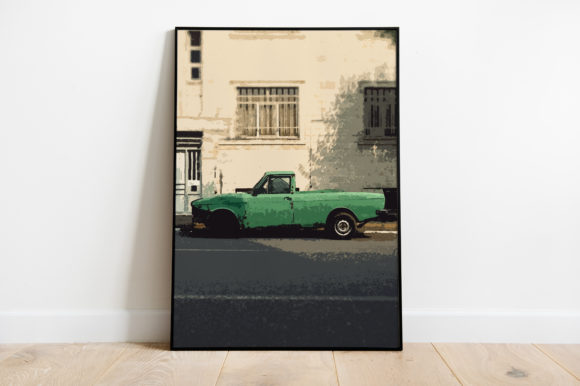 Download Vintage Car Poster Watercolor - Car poster Collection