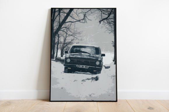 Download Retro Vintage Car Poster Watercolor - Car poster Collection