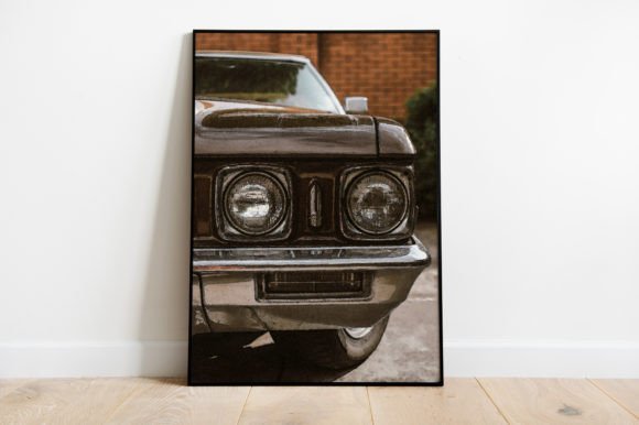 Download Retro Vintage Car Poster Watercolor - Car poster Collection