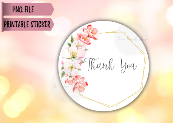 Download Printable Thank You Sticker I PNG File - Thank you sticker Collection