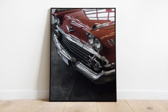 Download Retro Vintage Car Poster Watercolor - Car poster Collection