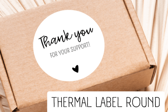 Download Thermal Printer Label Thank You Sticker - Thank you sticker Collection