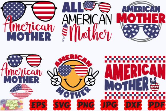Download All American Mother SVG |American Mother - Mother svg Collection