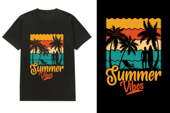 Download Summer Vibes T-shirt Design - Premium Resources