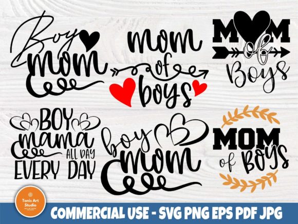 Download Boy Mom SVG Bundle Mom of Boys Svg Files - Mom of boys svg Collection