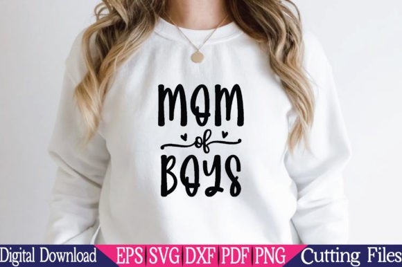 Download Mom of Boys Svg Cut File - Mom of boys svg Collection