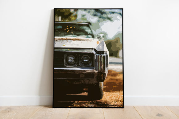 Download Vintage Car Poster Watercolor - Car poster Collection
