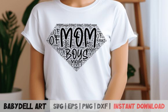 Download Mom of Boys SVG, Boys Mom Mother's Day - Mom of boys svg Collection