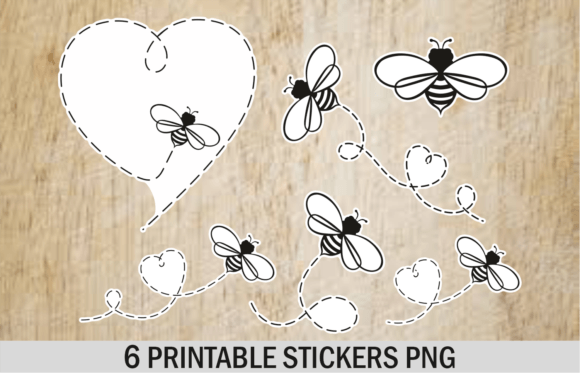 Download Honey Bee Sticker Png Printable Stickers - Honey bee sticker Collection